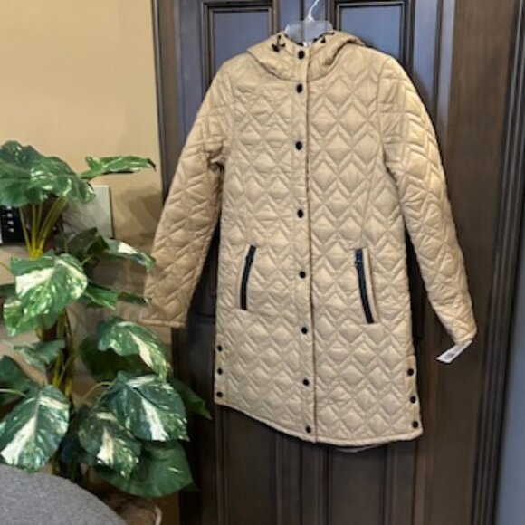 Andrew Marc New York Double Diamond Quilted Matte Shell Hooded Anorak Jacket - Picture 6 of 11